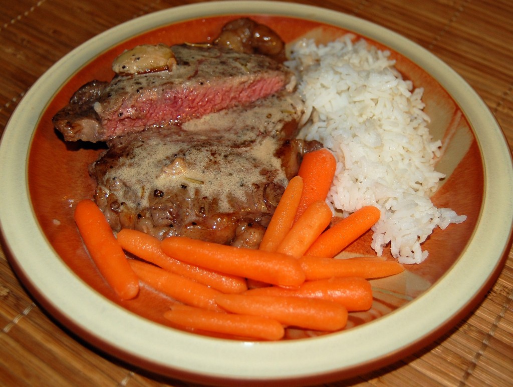 Steak Diane (Ribeye with Cream Sauce) Perfect Health Diet Perfect